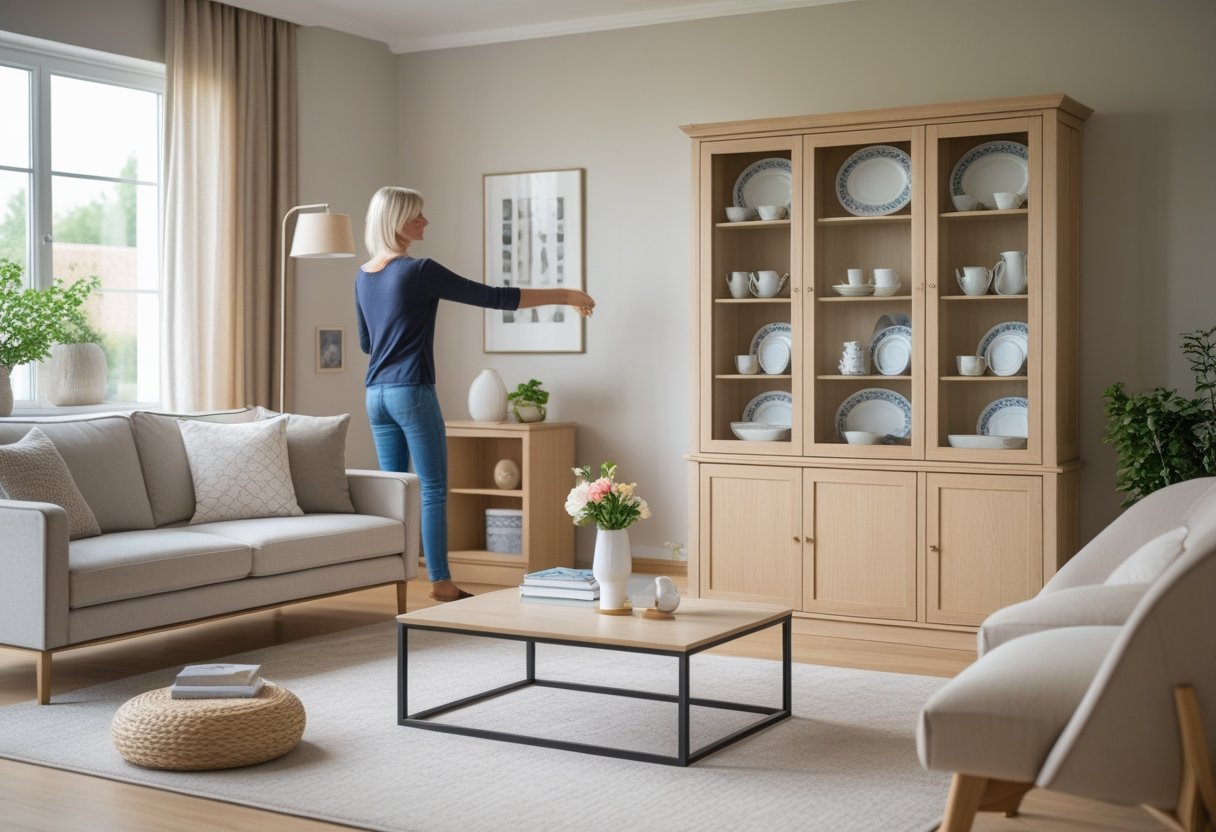 Sådan skaber du en harmonisk stue med sofabord og dækketøjsskab